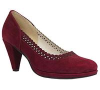 HIRSCHKOGEL Damen Pumps, Bordo, 39 EU