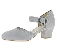 Hirschkogel Damen Trachten Pumps, grau, 43 EU