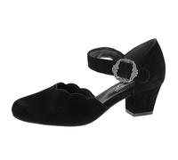 Hirschkogel Damen Trachten Pumps, Schwarz, 41 EU