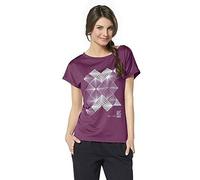 HIS Damen Funktionsshirt Funktions Sport Shirt Violett 40