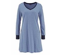 HIS Damen Nachtwäsche, Nachthemd, H.I.S (40/42, Blau)