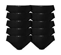 HIS Damen Slips H.I.S | auch große Größen | 10 Stück (10 x schwarz, 46)