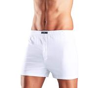 HIS Weite Herren Boxershorts mit Eingriff H.I.S | 10 Stück (10 x weiß, XL | 7)