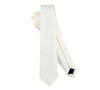 HISDERN Krawatte Herren Schmale Krawatten für Männer solide Seidenkrawatte klassische formelle Krawatte für Hochzeit Party Business 6cm