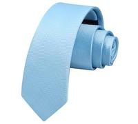 HISDERN Krawatte Herren Schmale Krawatten für Männer solide Seidenkrawatte klassische formelle Krawatte für Hochzeit Party Business 6cm
