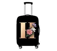 Hiseng Elastisch Kofferhülle Kofferschutzhülle Gepäck Cover Reisekoffer Hülle Koffer Schutzhülle Luggage Cover Waschbarer Kofferüberzug (M (22-24inch),H)