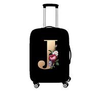 Hiseng Elastisch Kofferhülle Kofferschutzhülle Gepäck Cover Reisekoffer Hülle Koffer Schutzhülle Luggage Cover Waschbarer Kofferüberzug (L (26-28inch),J)