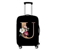 Hiseng Elastisch Kofferhülle Kofferschutzhülle Gepäck Cover Reisekoffer Hülle Koffer Schutzhülle Luggage Cover Waschbarer Kofferüberzug (L (26-28inch),U)