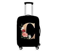 Hiseng Elastisch Kofferhülle Kofferschutzhülle Gepäck Cover Reisekoffer Hülle Koffer Schutzhülle Luggage Cover Waschbarer Kofferüberzug (L (26-28inch),C)