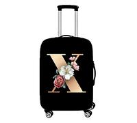 Hiseng Elastisch Kofferhülle Kofferschutzhülle Gepäck Cover Reisekoffer Hülle Koffer Schutzhülle Luggage Cover Waschbarer Kofferüberzug (L (26-28inch),X)
