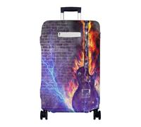Hiseng Kofferschutzhülle Elastisch, Gitarrendruck Koffer Schutzhülle für 18-32 Zoll Gepäck Kofferhülle Waschbarer Reisetrolley, Luggage Cover Gepäckabdeckungen (Blitz,XL)