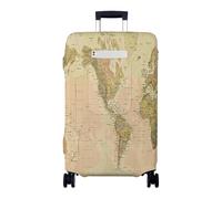 Hiseng Kofferschutzhülle Elastisch, Koffer Schutzhülle für 18-32 Zoll Gepäck Kofferhülle Waschbarer Reisetrolley, Luggage Cover Gepäckabdeckungen Schutzhaube für Koffer (Weltregion 7,L)