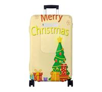 Hiseng Weihnachten Kofferschutzhülle Elastisch, Koffer Schutzhülle für 18-32 Zoll Gepäck Kofferhülle Waschbarer Reisetrolley, Luggage Cover Gepäckabdeckungen (Aprikose,XL)
