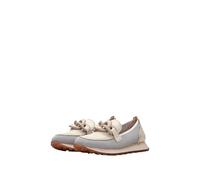 Hispanitas - HV243270 Nata - Durchbrochener Mokassinschuh aus Leder und Netz, mit Keilabsatz, Gummisohle, für: Damen, Creme, 37 EU