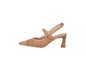 HISPANITAS Pumps Leder/Textil Camel - 42