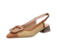 Hispanitas SOHO-V25 CUOIO RAFIA-V25 NATURAL für Damen, beige, Größe 37 EU