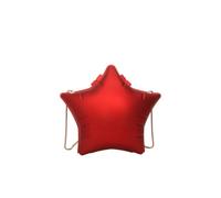 Hixingo Elegante Abendtasche Damen, Clutch Handtasche für Hochzeit Party, Klassische Umschlag Umhängetasche Kleine Kettentasche, Schicke Schultertasche (YKL 9114 Rot,19x10x18cm)
