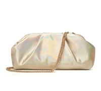 Hixingo Elegante Abendtasche Damen, Clutch Handtasche für Hochzeit Party, Klassische Umschlag Umhängetasche Kleine Kettentasche, Schicke Schultertasche (28x3x13cm,Poliertes Gold)