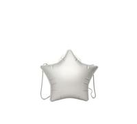 Hixingo Elegante Abendtasche Damen, Clutch Handtasche für Hochzeit Party, Klassische Umschlag Umhängetasche Kleine Kettentasche, Schicke Schultertasche (YKL 9114 Silber,19x10x18cm)