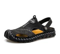Hixingo Herren Sandalen Sommer - Komfort Trekkingsandalen Männer für Outdoor & Wandern, Strand Wandersandale Wandern Atmungsaktiv Sandalen Lässige Sportsandalen (SY-2020 Schwarz,40)