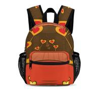 Hixingo Kinderrucksack, 3D Liebesherz Rucksack Kinder, Kindergartenrucksack für Mädchen/Jungen 3-10 Jahr, Kinderrucksack, Grosse Rucksack, Schulranzen für Schule (Herzförmiges Auto)