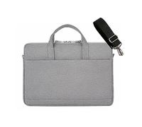 Hixingo Laptop-Handtasche für Frauen 13 14 15.6 Zoll Aktentasche Computer-Umhängetasche Professionelle Arbeitstasche Große Messenger Bag Laptoptasche Schultertasche Kompatibel (15.6”,grau)