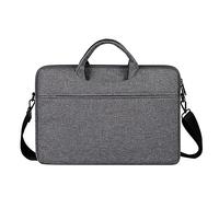 Hixingo Laptop-Handtasche für Frauen 13 14 15.6 Zoll Aktentasche Große Computer-Umhängetasche Professionelle Arbeitstasche Messenger Bag Laptoptasche Schultertasche Kompatibel (15.6”,Dunkelgrau)