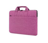 Hixingo Laptop-Handtasche für Frauen 13 14 15 Zoll Aktentasche Computer-Umhängetasche Professionelle Arbeitstasche Messenger Bag Große Laptoptasche Schultertasche Kompatibel (13”,Rose)