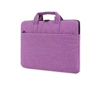 Hixingo Laptop-Handtasche für Frauen 13 14 15 Zoll Aktentasche Computer-Umhängetasche Professionelle Arbeitstasche Messenger Bag Große Laptoptasche Schultertasche Kompatibel (13”,Lila)