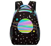 Hixingo Rucksack Kinder Kindergartenrucksack für Mädchen/Jungen, Mode 3D Druck Kinderrucksack, Grosse Kita KapazitätSchulranzen Komfort Schulranzen (Universum 5,42x31x15cm)