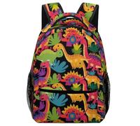 Hixingo Rucksack Kinder Kindergartenrucksack für Mädchen/Jungen, Mode 3D Druck Kinderrucksack, Grosse Kita KapazitätSchulranzen Komfort Schulranzen (Dinosaurier-Muster 2,42x31x15cm)