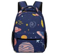 Hixingo Rucksack Kinder Kindergartenrucksack für Mädchen/Jungen, Mode 3D Druck Kinderrucksack, Grosse Kita KapazitätSchulranzen Komfort Schulranzen (Planet 7,42x31x15cm)