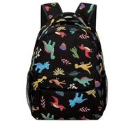 Hixingo Rucksack Kinder Kindergartenrucksack für Mädchen/Jungen, Mode 3D Druck Kinderrucksack, Grosse Kita KapazitätSchulranzen Komfort Schulranzen (Dinosaurier-Muster 8,42x31x15cm)
