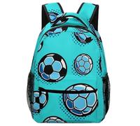 Hixingo Rucksack Kinder Kindergartenrucksack für Mädchen/Jungen, Mode 3D Druck Kinderrucksack, Grosse Kita KapazitätSchulranzen Komfort Schulranzen (Fußball F,42x31x15cm)