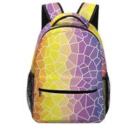 Hixingo Rucksack Kinder Kindergartenrucksack für Mädchen/Jungen, Mode 3D Druck Kinderrucksack, Grosse Kita KapazitätSchulranzen Komfort Schulranzen (Fragmentmuster 1,42x31x15cm)