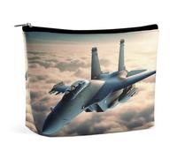 HJKBCV Aircraft Fighter Jets Reise-Make-up-Tasche, Mini-Tasche, Kosmetiktasche für Damen, tragbar, Handtaschenverschluss, Organizer, Make-up-Kulturbeutel, Stil, Einheitsgröße, Stil:, Einheitsgröße