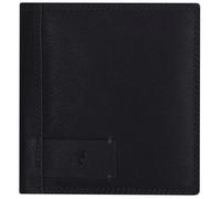 hjp - HJP Amazon Kombibörse Hochformat klein echt Leder schwarz Schwarz