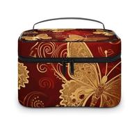 HJUQNGF Happy Mother Day Kosmetiktasche, tragbare Kulturtasche, große Kapazität, Reise-Make-up-Tasche, Beauty-Organizer für Shampoo-Conditioner-Pinsel-Set, Zubehör in voller Größe, Valentins-Herzen,