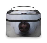 HJUQNGF Kosmetiktasche, tragbar, mexikanische Salsa-Symbole, Kulturbeutel, große Kapazität, Reise-Make-up-Tasche, Beauty-Make-up-Organizer für Shampoo, Conditioner, Pinsel-Set, Make-up-Zubehör, Blue