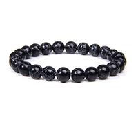 HJYUK Chakra Armband Echte Steine, Steinarmbänder Schwarz Türkis Naturstein Armband Chakra Armband Yoga Balance Freundschaftsarmband Meditationsstrang Geschenkschmuck Für Frauen Mädchen Jungen 23Cm