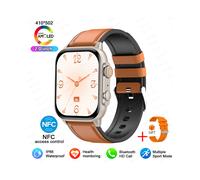 (HK95 Ultra Original Braunes Leder) 2025 Neue HK95 Ultra Smart Watch Immer Bildschirm anzeigen Bluetooth-Anruf