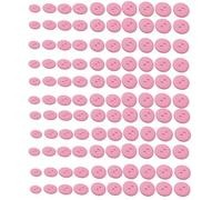 Hkfgdjdl Lebendiger, mehrfarbiger runder Knopf aus Kunstharz mit zwei Löchern, zum Nähen von Hand, ideal für Bekleidung, Handwerk und Nähprojekte