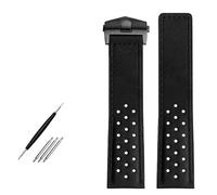 HKIDKK Uhrenarmband 22mm Echtes leder armband uhrenband Für TAG HEUER MONACO Serie herren armbanduhren band falten schnalle Nubuk uhrenbänder, 22 mm, Achat