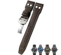 HKIDKK Uhrenarmband aus Kalbsleder, 20 mm, 21 mm, 22 mm, passend für IWC Watch Big Pilot IW5009 Spitfire IW3777 Le Pe Prince Mark, 22 mm