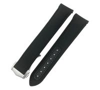 HKIDKK Uhrenarmband für Omega Aqua Terra 150 Seamaster 007 Moonwatch, 20 mm, 21 mm, hochdichtes Nylongewebe, 19 mm, blaues Armband, 19 mm