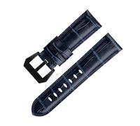 HKIDKK Uhrenarmband für Panerai-Armband für PAM441/438-Serie, weiches Rindsleder, echtes Bambusleder, 20 mm, 22 mm, 24 mm, 24 mm, Azetat, Kein Edelstein