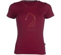 HKM Damen Livigno Horse Head T-Shirt, Bordeaux, XL