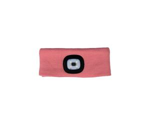 HKM Stirnband Honey, mit LED Licht in koralle - onesize