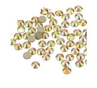 HKVTVCYPYA SS3-SS60 Metall Sonnenlicht Glas Flatback Strass Glitter Gold Basis Nicht Hotfix Strass Strasssteine Für Diy(SS50-144Pcs)