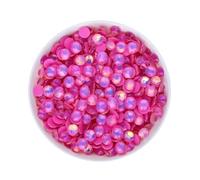 HKVTVCYPYA SS6-SS30 Mokka Opal Korallenriff Flatback Glas Strasssteine Nicht Hotfix Kristalle Steine Strass 3D Nagel Edelsteine(MO Dk Rose-SS16-1440Pcs)